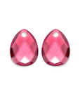 Fuchsia Quartz Afterglow oorbel edelstenen
