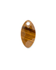 Tiger Eye Leaf ketting edelsteen