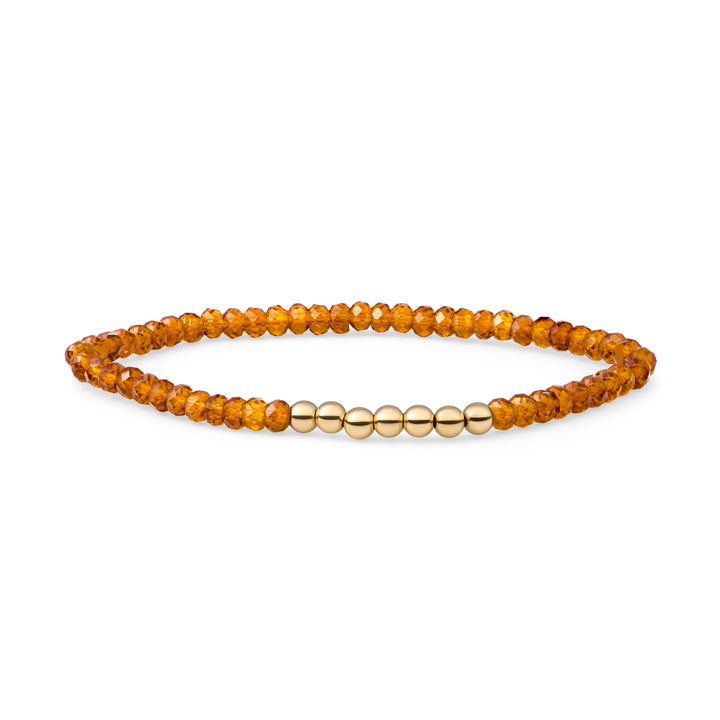 Sparkling Armband met Citrine Quartz Edelsteen Revere Universe #kleur_goud