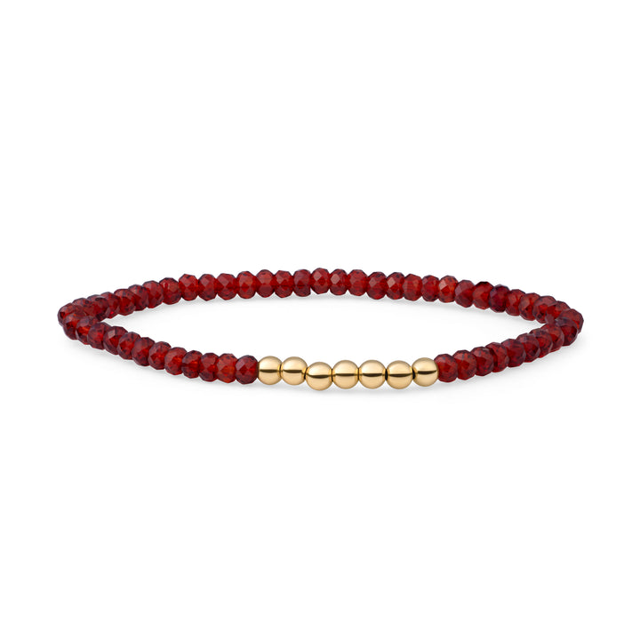 Universe Reverse Ruby Quartz Armband #kleur_goud
