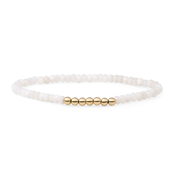 Maansteen Reverse Universe Kralen Armband van Sparkling #kleur_goud