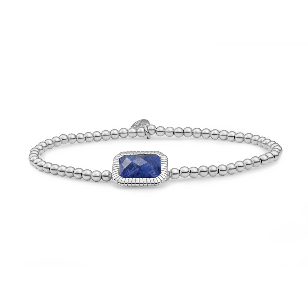 zilveren kralen armband voor dames #kleur_zilver