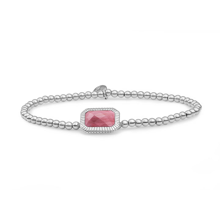 Sparkling edelsteen sieraden voor dames met kralen #kleur_zilver