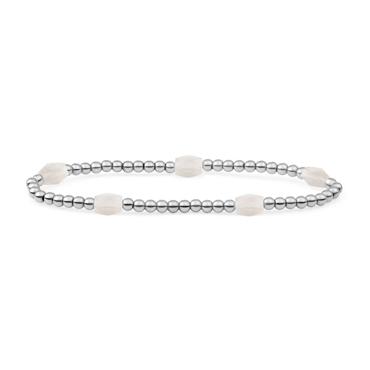 zilveren kralen armband die niet verkleurt #kleur_zilver