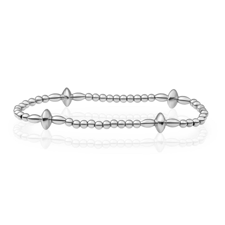 zilveren kralenarmband 