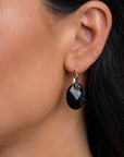 Onyx Medium Oval oorbel Edelstenen