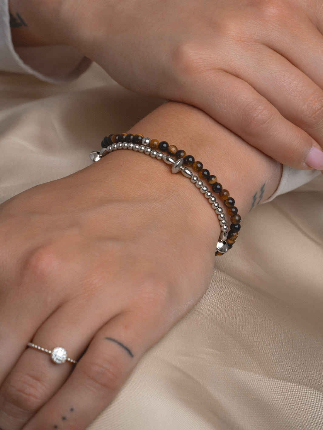 Echt zilveren armband voor dames die niet verkleurd #kleur_zilver
