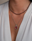 Ruby Quartz Edelsteen Kettingbedel voor Vrouwen 