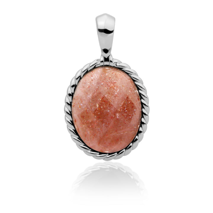 Twist Pendant | Sunstone