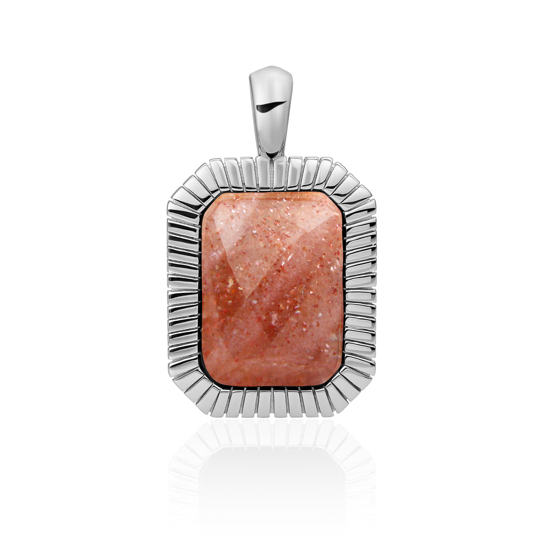 Baguette Pendant | Sunstone
