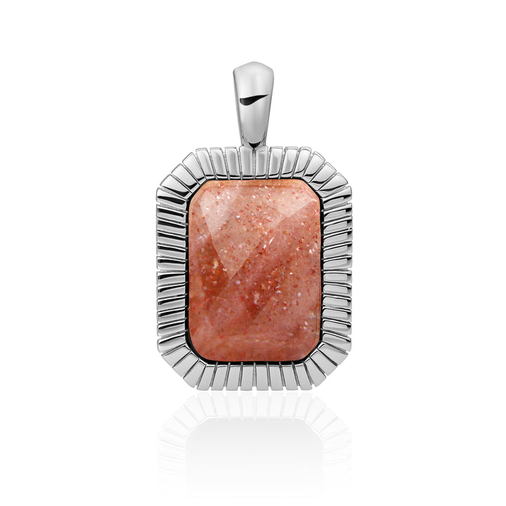 Baguette Pendant | Sunstone
