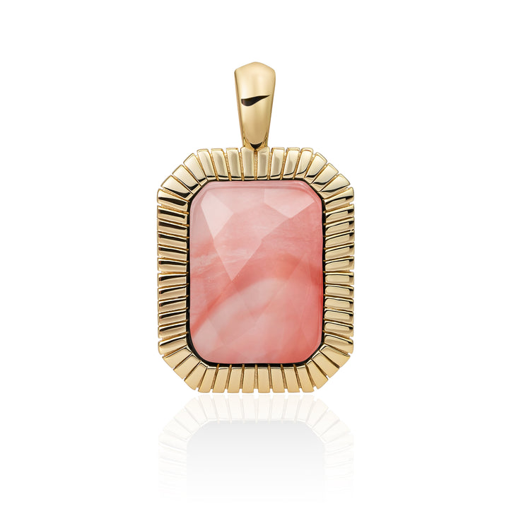 Baguette Pendant | Cherry Quartz