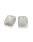 Grey Agate Baguette oorbel edelstenen
