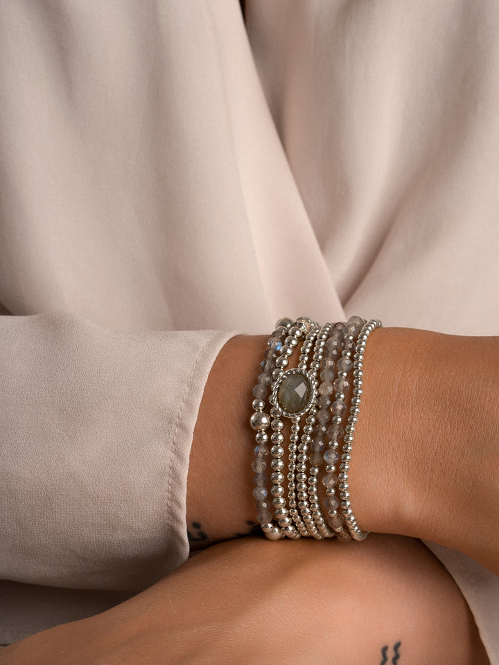 Labradorite Twist Armband