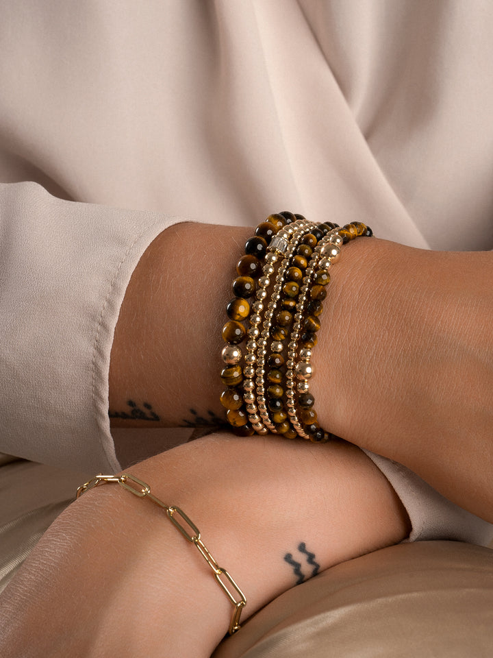 Tiger Eye Saturn large armband