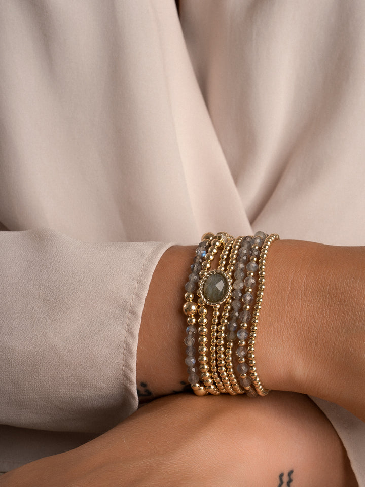 Labradorite Twist Armband