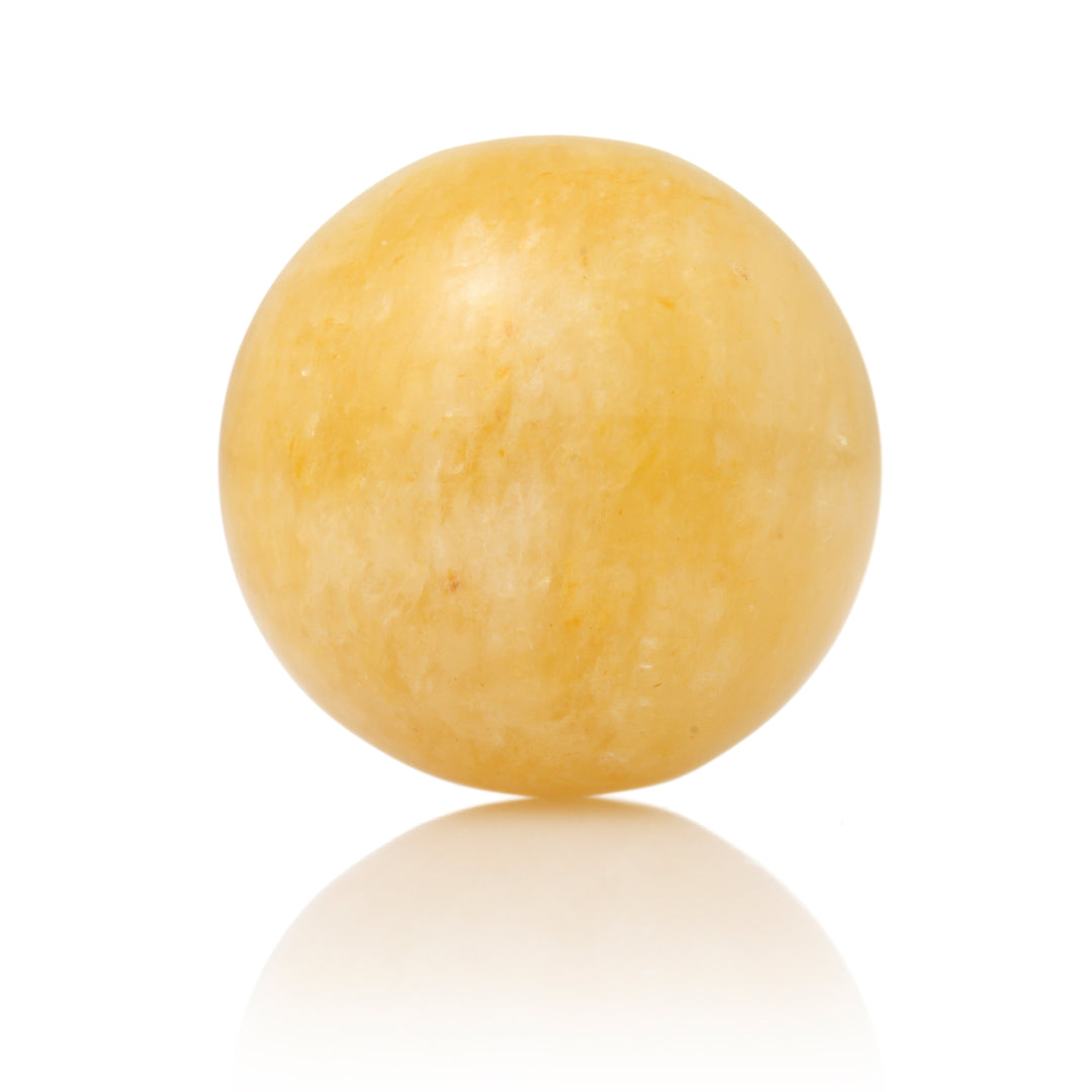 Yellow Jade - 20mm gepolijst