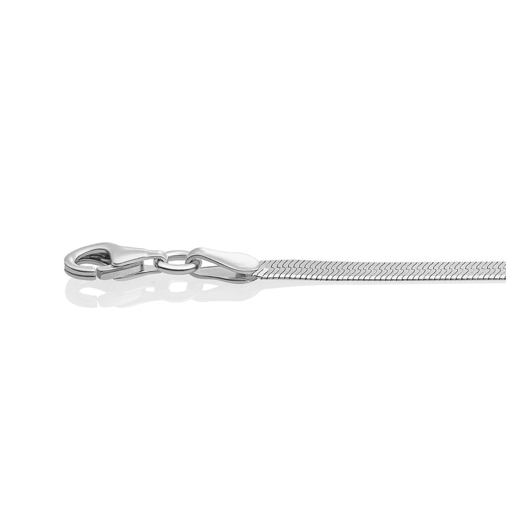 Herringbone armband Zilver
