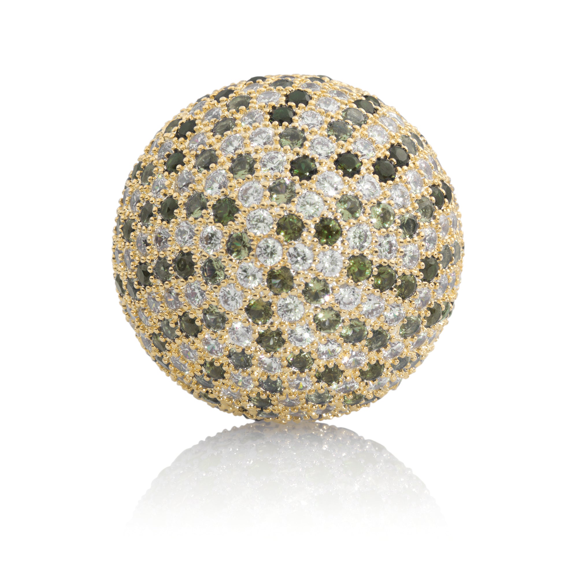Polaris Goud Green Flame - 20mm - Sparkling Jewels