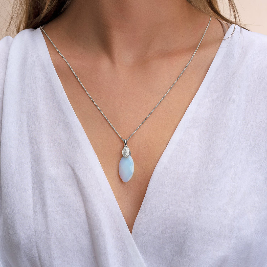 Wheat Ketting - Zilver