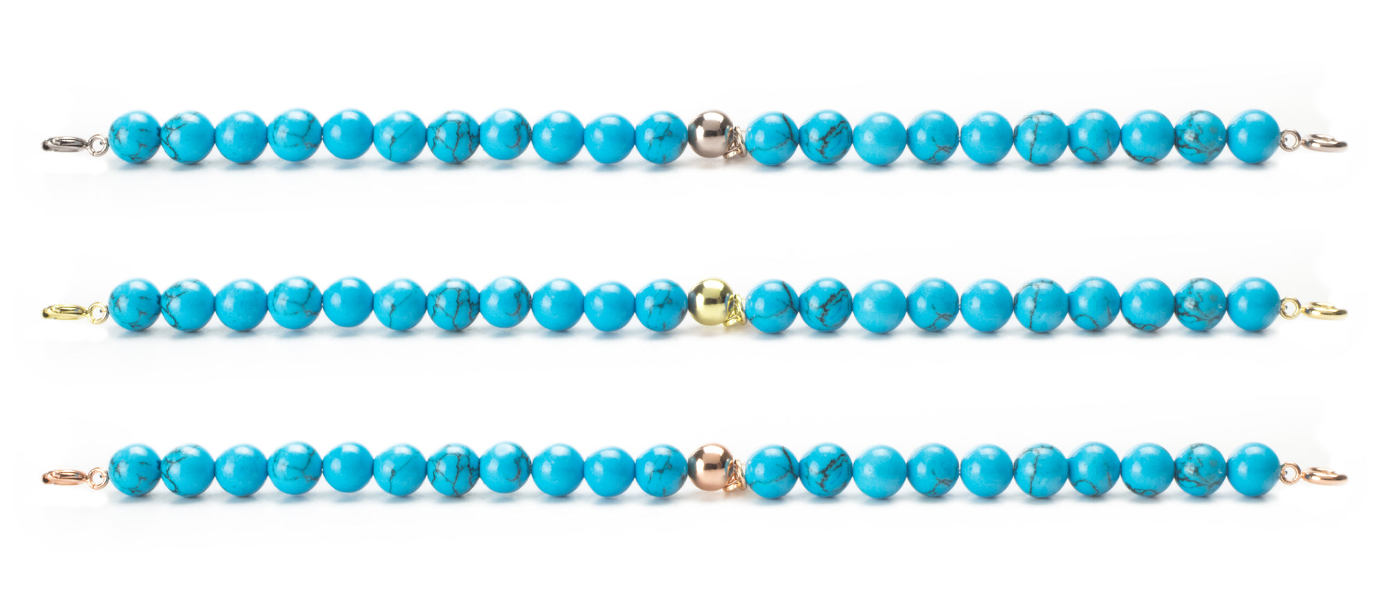 Turkenite Orbit Bracelets with clasps - 6MM - Sparkling Jewels