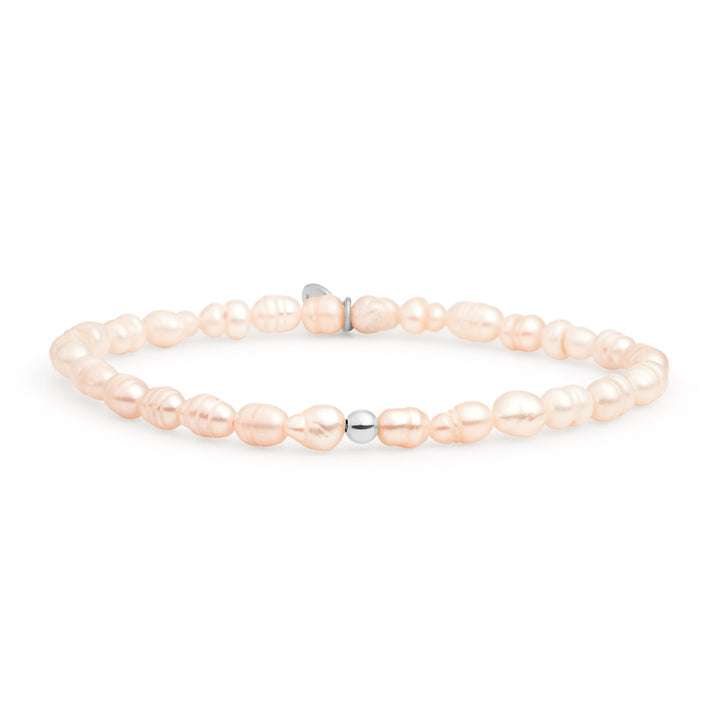 Sterling zilveren armbanden voor dames met parels #kleur_zilver