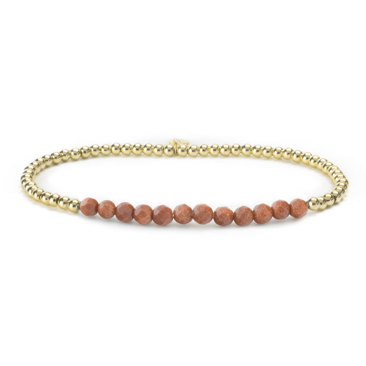 Goldstone Brown Universe armband - Sparkling Jewels