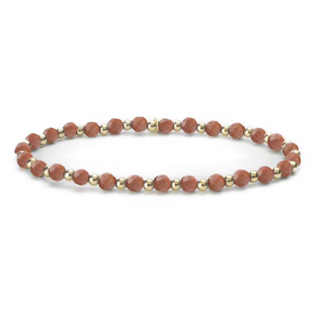 Goldstone Brown Interstellar armband - Sparkling Jewels
