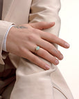 Twist Ring Amazonite - 9 karaat