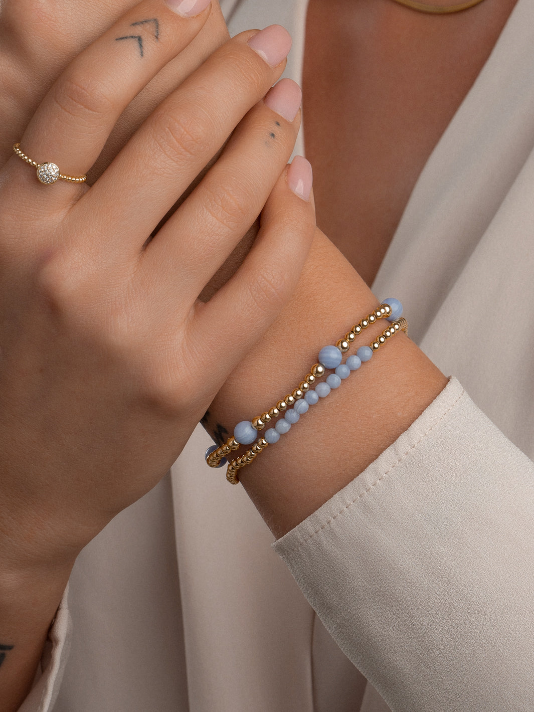 gouden tijdloze armband voor vrouwen #kleur_goud