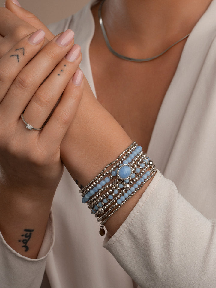 Juwelier zilveren armbanden met edelsteen #kleur_zilver