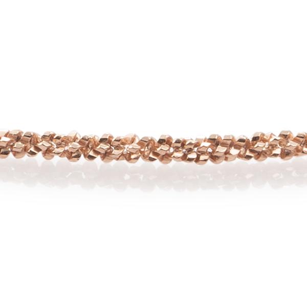 Criss Cross Ketting | Rosé Goudkleurig