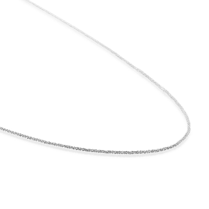 Criss Cross Ketting - zilver