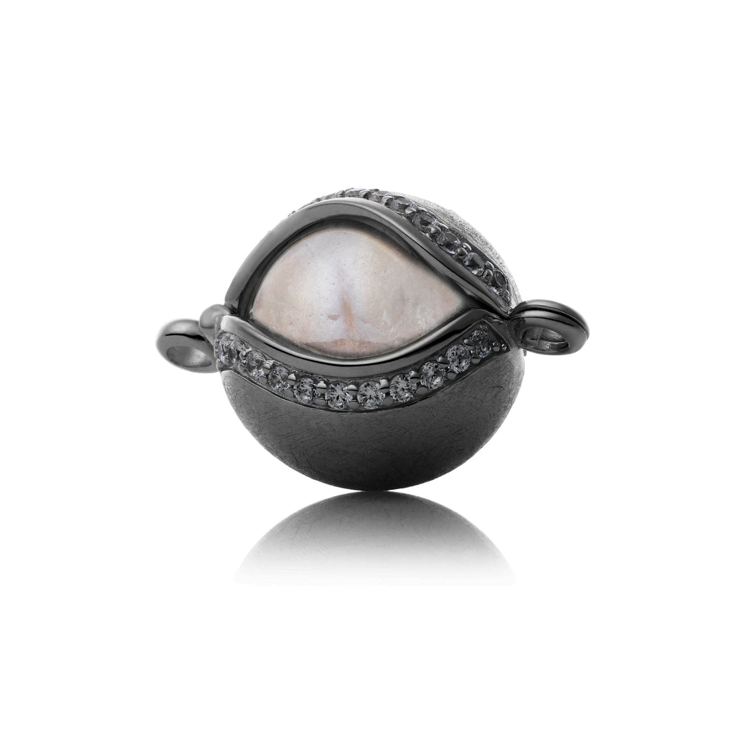 The Core Black - Crystal Ice Mat, armband pendant