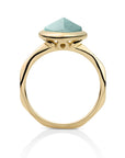 Edge Ring Amazonite | 9 karaat