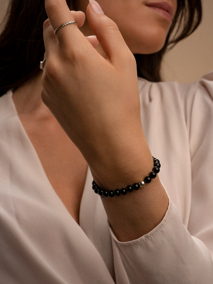 Onyx Saturn large armband