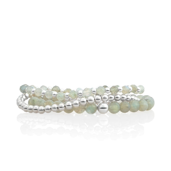 Armbanden stack - Labradorite I